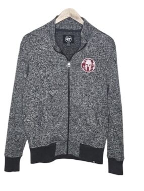 Spartan 47 Michigan State College Zip Up Fleece Jacket